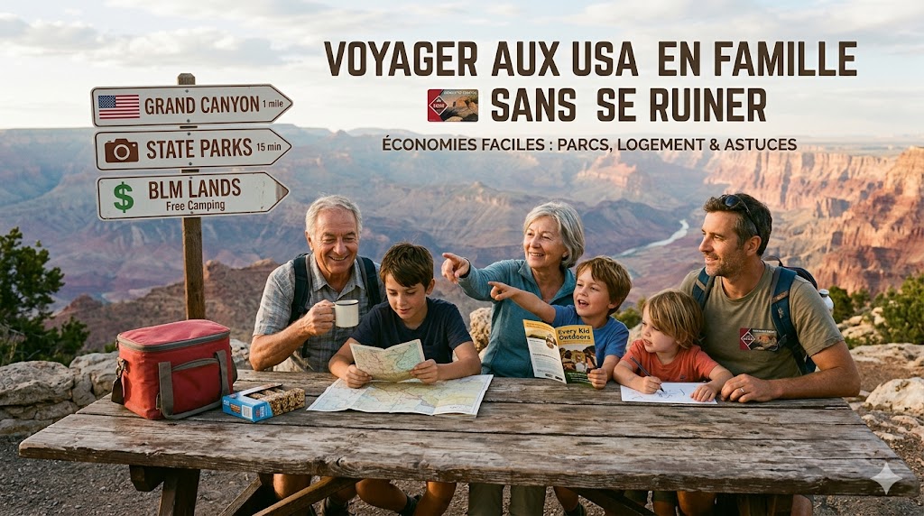 voyager famille aux États-Uni
